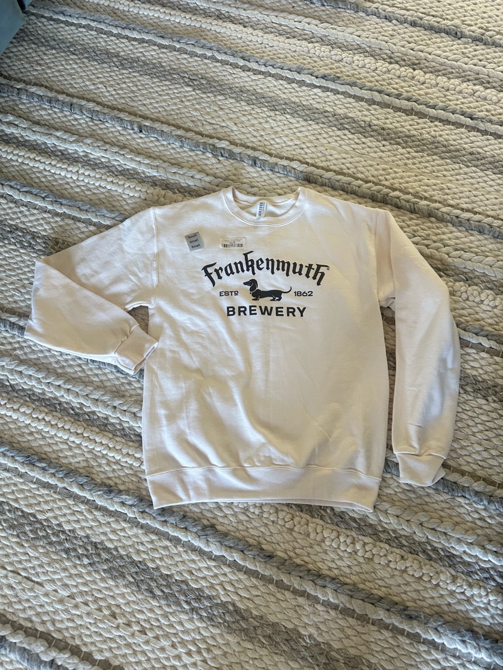 Frankenmuth Brewery Dachshund Cream Graphic Sweatshirt